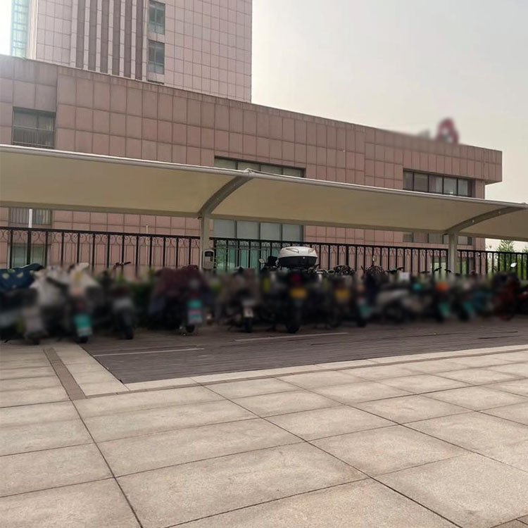 嫩江市膜结构电动车棚