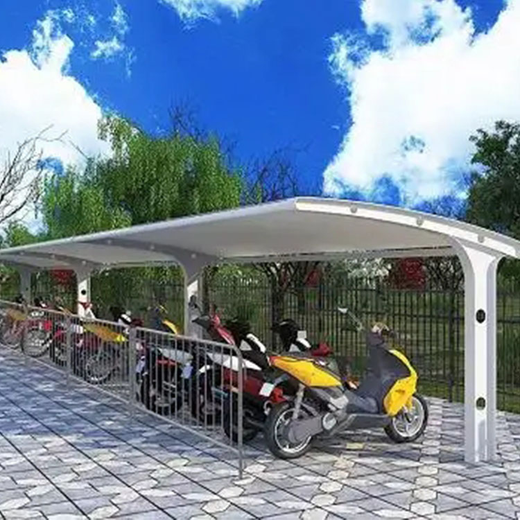 嫩江市膜结构电动车棚